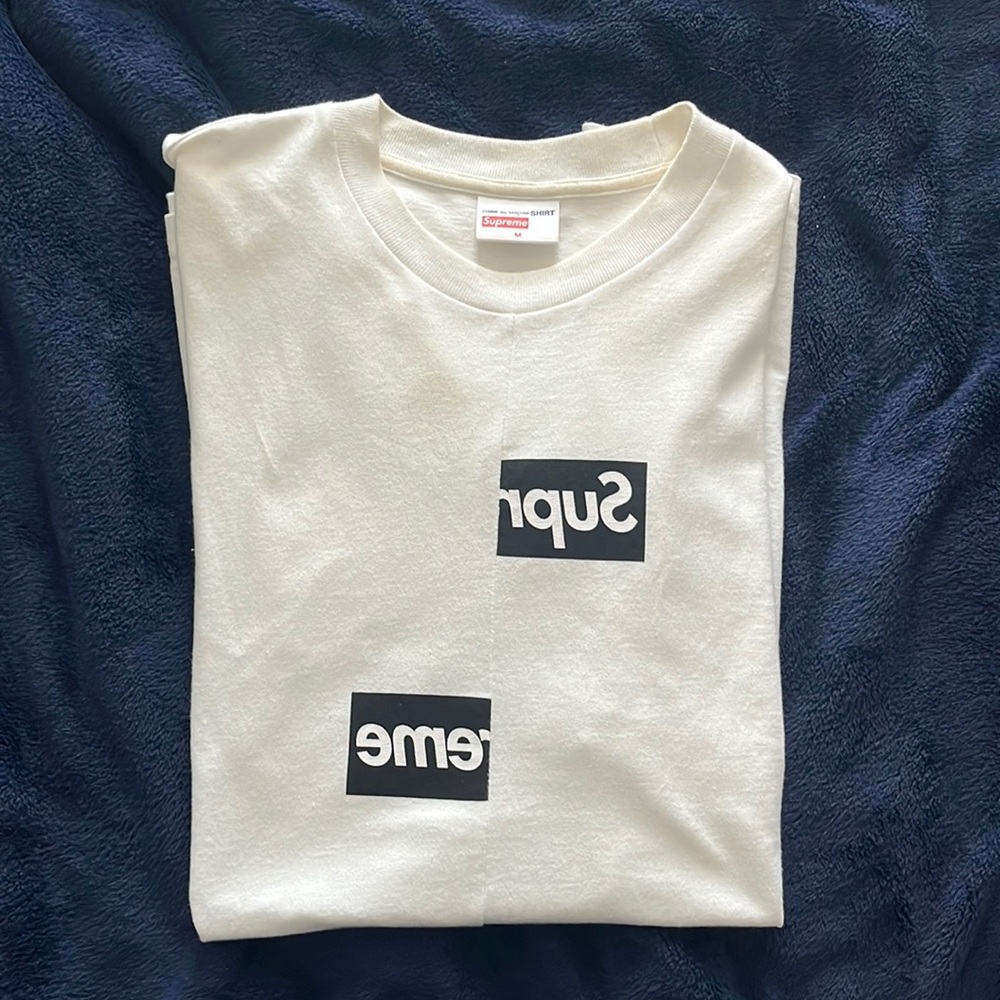 Supreme CDG Split Box Logo T-Shirt